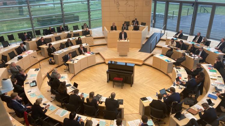 Sitzung des Landtags in Kiel