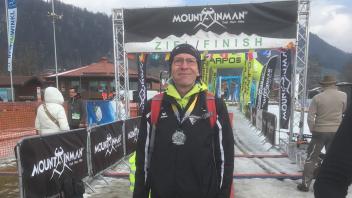 Dirk Bramlage vom LC 93 Delmenhorst stellte sich erfolgreich dem Mountainman Wintertrail in Reit im Winkl.