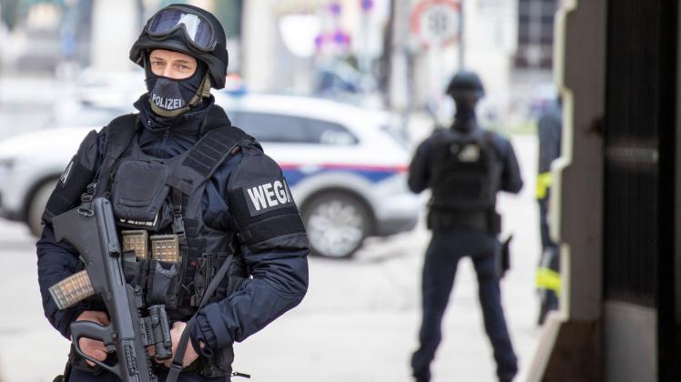 Polizei Wien: Spezialeinheit WEGA während eines Staatsbesuches *** Vienna Police: Special Forces ,,WEGA during a State v