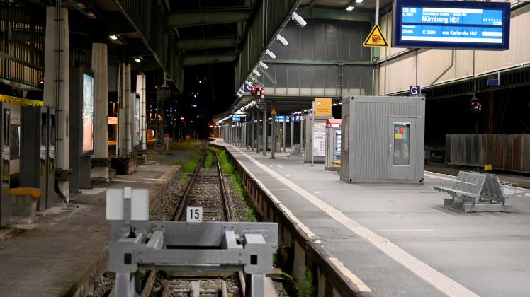 Lokführer-Streik im Personenverkehr - Stuttgart