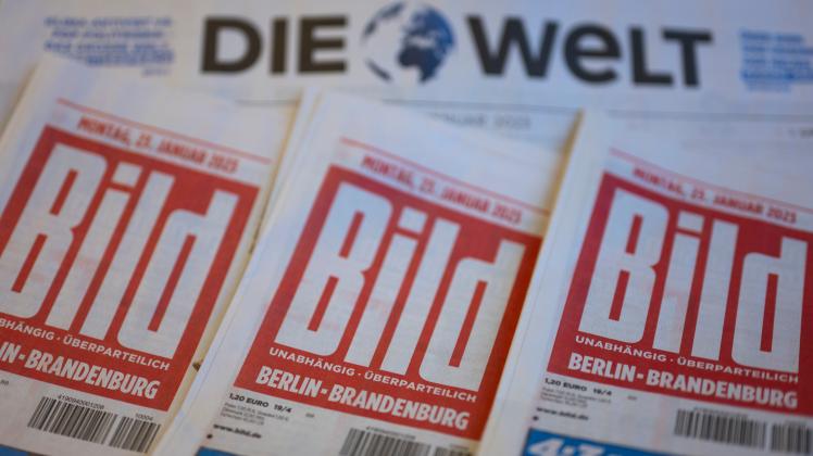 Medienkonzern Axel Springer - Zeitungen "Bild" und "Die Welt"
