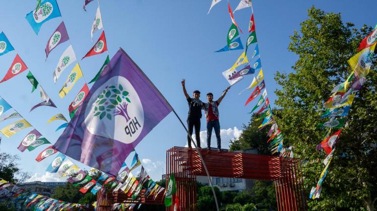 August 7, 2022: HDP, Peoples Democratic Party held a rally with the slogan We are the solution, no to war and exploitati