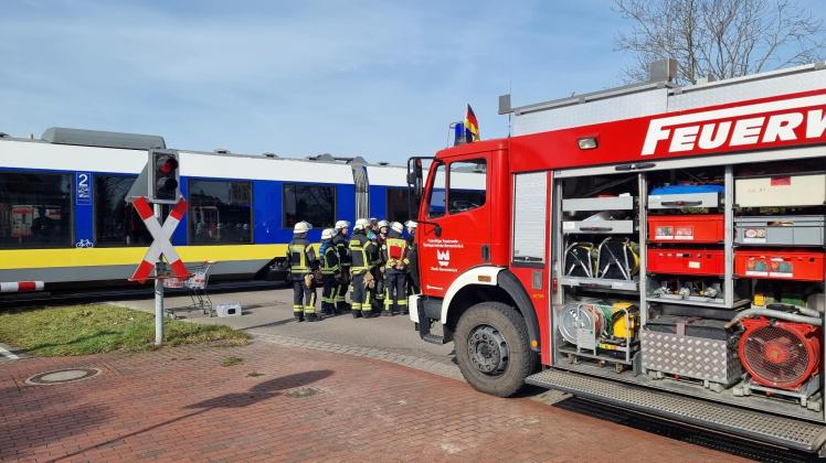 In Bersenbrück ist ein Mann von einem Zug erfasst und getötet worden.