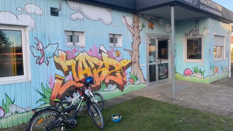 Das Wallenhorster Jugendzentrum JAB2 (am Boerskamp) von außen.