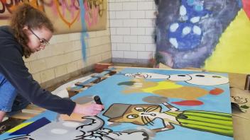 Graffiti Künstler für Schüler