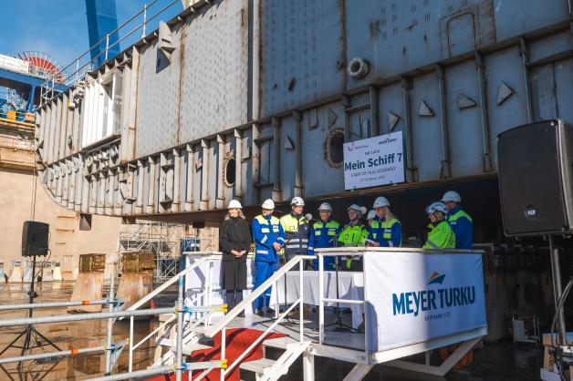 Kiellegung für letztes TUISchiff von Meyer Turku