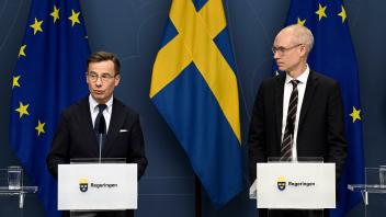 Pressekonferenz zum NATO-Beitritt Schwedens