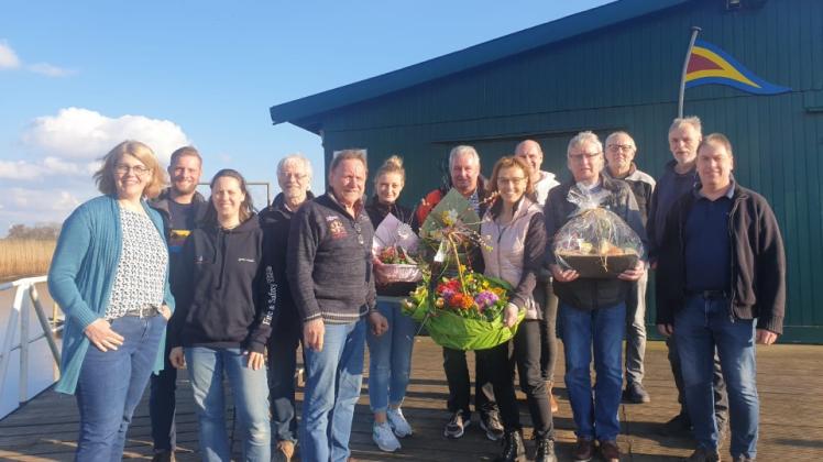 Der neue alte Vorstand des Wassersportvereins Delmenhorst