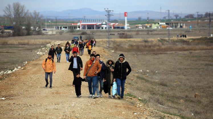 Migranten in der Türkei