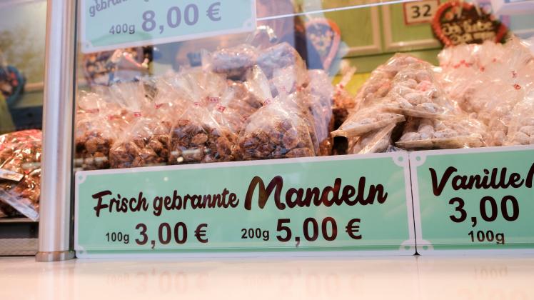Eröffnung Frühjahrsfreimarkt: Preise: genr. mandeln