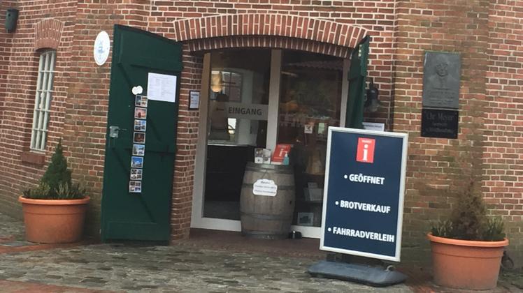 Nur noch wenige Tage wird die Tourist-Info in Meyers Mühle in Papenburg ansässig sein.