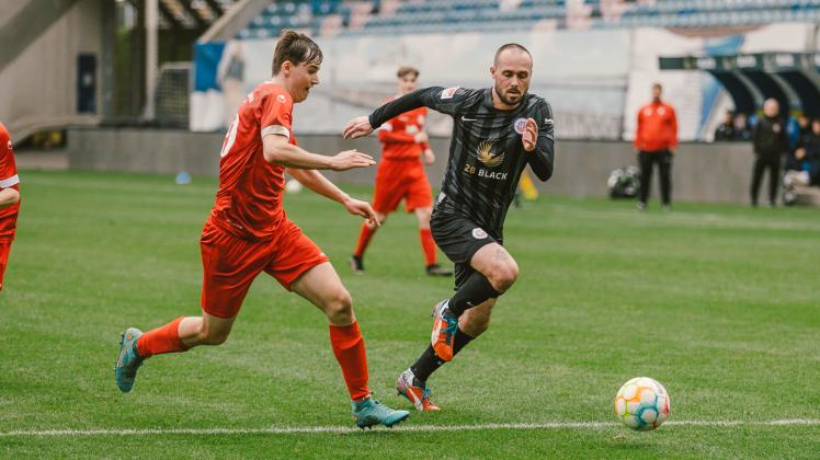 Publikumsliebling Pascal Breier feiert sein Comeback für den FC Hansa.