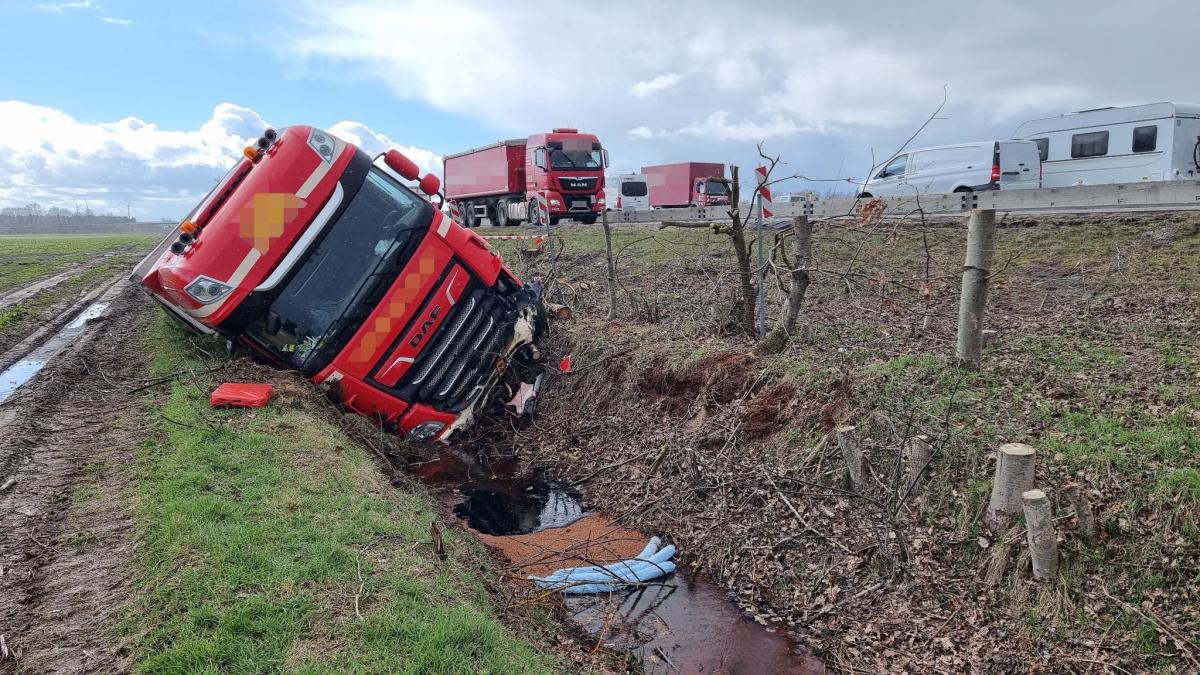 Lkw-Unfall In Baustelle Auf Autobahn Bei Bramsche Führt Zu Staus | NOZ