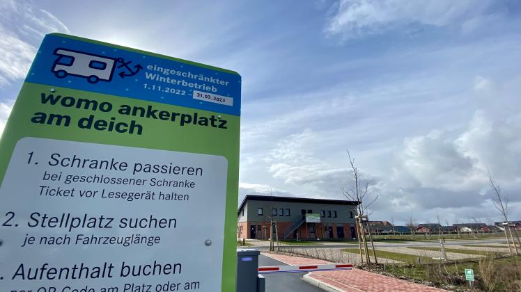 Das ist 2023 neu auf dem Womo-Ankerplatz am Deich in Dagebll