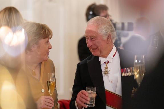 König Charles III. und Angela Merkel Staatsbankett mit König Charles III. und Königin-Gemahlin Camilla gegeben von Bunde