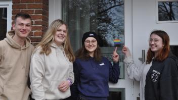 Lukas, Marike, Pauline und Alina von der St. Johannisgemeinde in Bramsche
