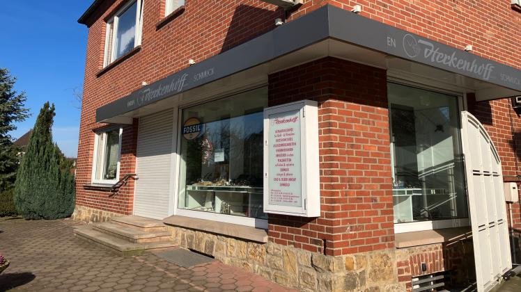 Außenansicht des Juweliers in Hagen