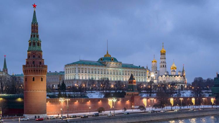 Russia, Moscow. A view of the Moscow Kremlin. KonstantinxKokoshkin