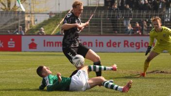 Fussball I Herren I Saison 2022/23 I Regionalliga Nord I 32. Spieltag I VfB Lübeck - Teutonia 05 Ottensen I 15.04.2023 Z