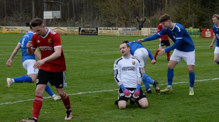 Fußball Polz-Doberan Tor zum 2:2