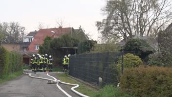 In Haren kam es am Sonntag zu einem Schuppenbrand.