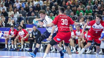 DHB-Pokal 2022-2023 I REWE Final 4 - Spiel um Platz 3 I 16.04.2023 I SG Flensburg-Handewitt - TBV Lemgo-Lippe