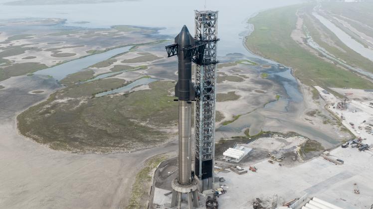 Start von SpaceX Rakete in Texas