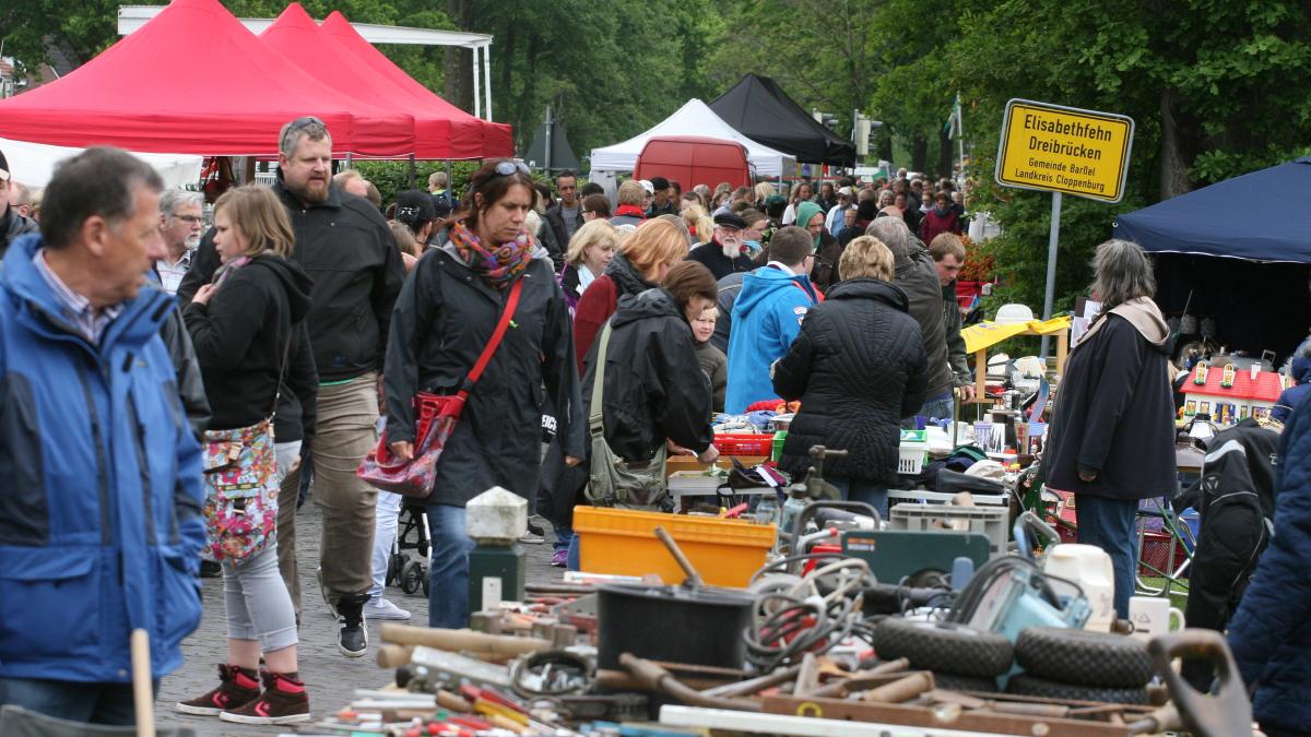 Flohmarkt in Elisabethfehn Wieder zehntausende Besucher erwartet