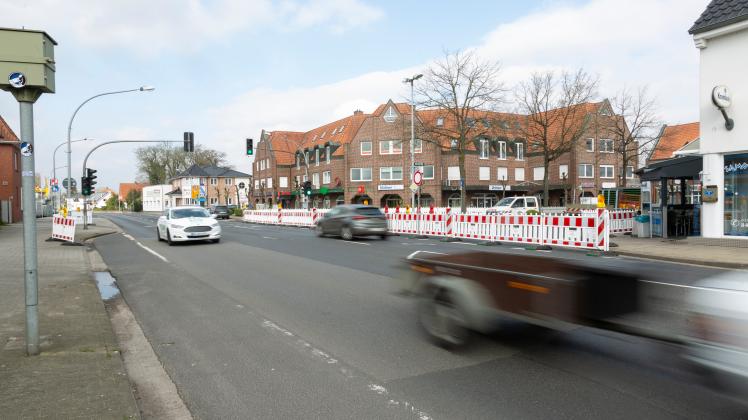 18042023, Meppen, Straßensperrung