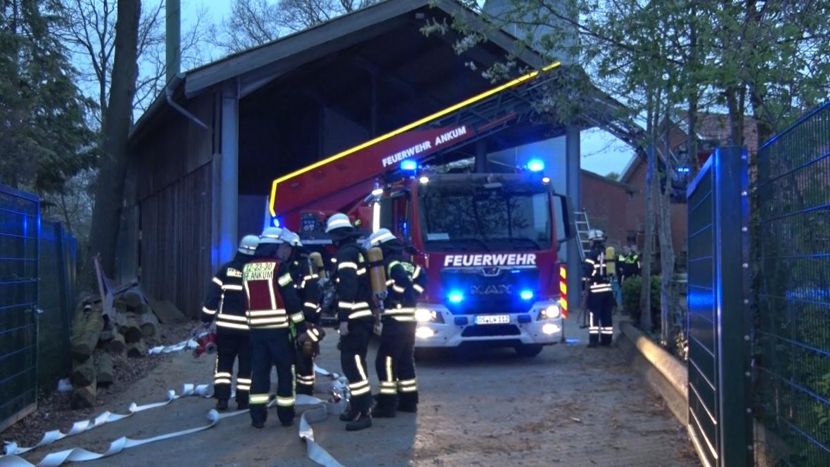 In Bersenbrück brannte ein Hackschnitzelheizwerk