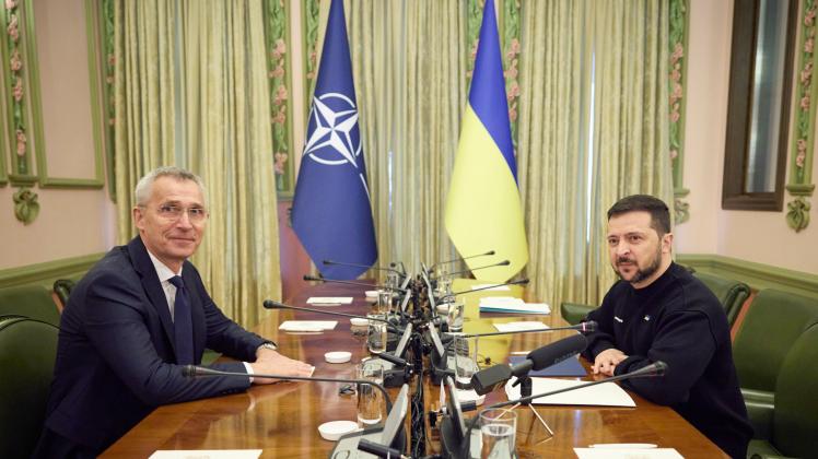 Nato-Generalsekretär Stoltenberg in Kiew