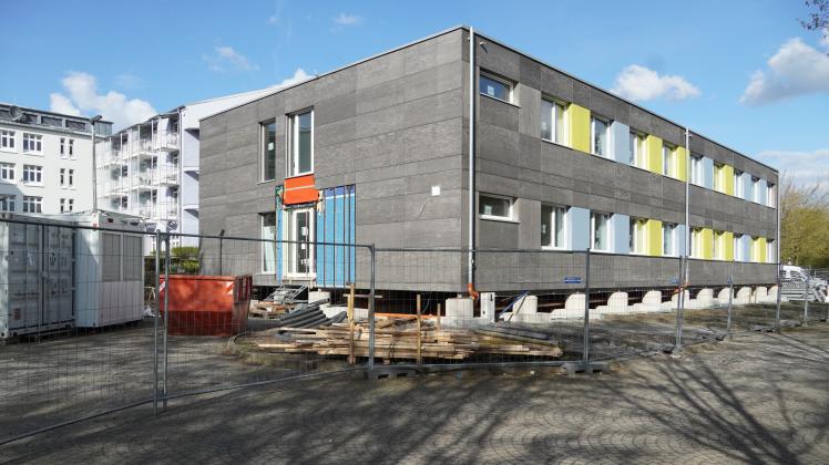 Modulhaus mit 36 Patientenzimmer: Nach rund sieben Jahren auf Norderney ist da Gebäude jetzt nach Bad Rothenfelde verlegt worden. 