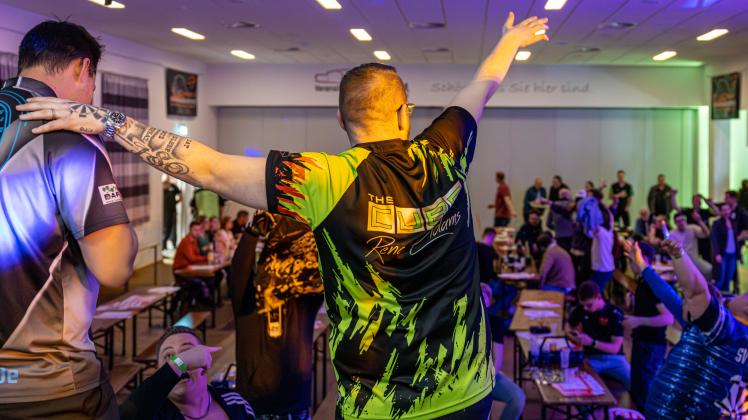Dartsturnier beim DSG Club 26 Stirpe am 29. April 2023 in Schwagstorf