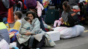 Migranten aus Venezuela in Ecuador