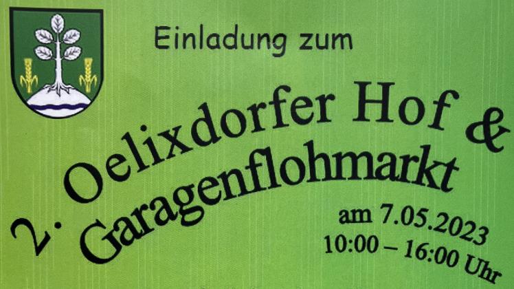 Hof und Garagenflohmarkt in Oelixdorf mit 110 Anbietern