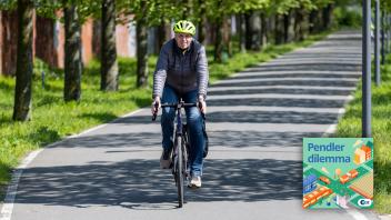 In weniger als 20 Minuten mit dem Rad von Belm nach Osnabrück: Auf dem neuen Schnellweg ist das locker auch ohne Elektroantrieb zu schaffen.