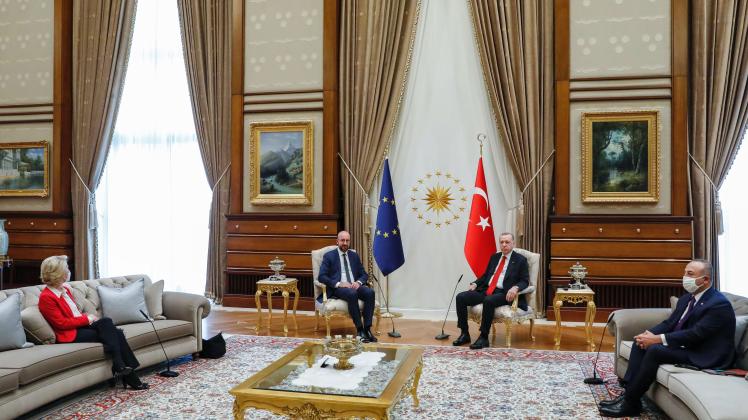 EU-Spitzen treffen Erdogan in Ankara