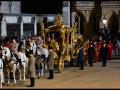 . 03/05/2023. London, United Kingdom. The Gold State Coach outside Westminster Abbey in London, during an early morning 