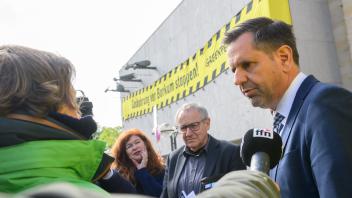 Landtag Niedersachsen - Protestaktion Greenpeace