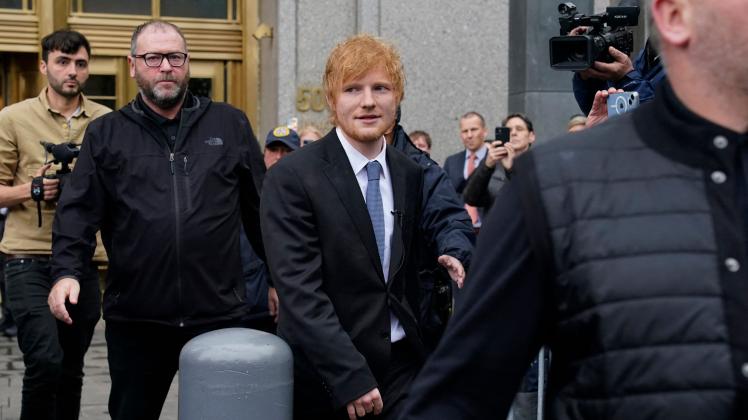 Trial in case brought against Ed Sheeran accused of copying song by music legend Marvin Gaye (end date to be confirmed)