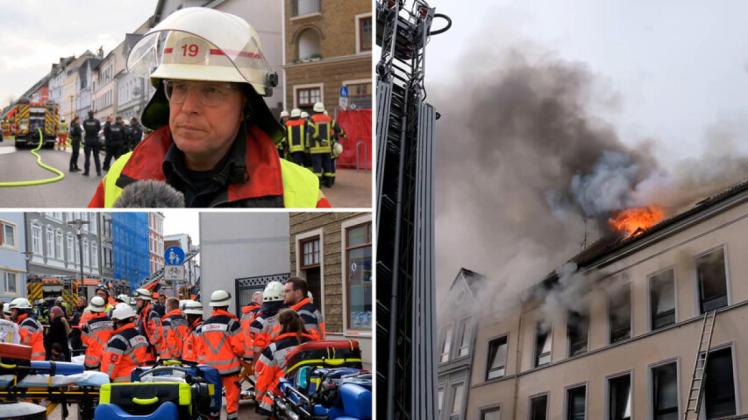 Zwei Tote und neun Verletzte bei Wohnhausbrand in Flensburg