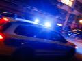 Polizeifahrzeug am Rande einer Veranstaltung am 9.11.2022 in Osnabrück. /Blaulicht; Polizei; Symbolbild; Unfall; Verkehrsunfall; Sicherheit; Notruf; 110; Meldung/ Foto: Michael Gründel