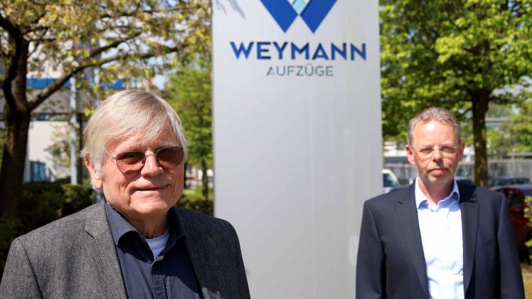 Auf eine 187-jährige Geschichte der Weymann Gmbh & Co. KG in Osnabrück können Wolf Günter Weymann und Geschäftsführer Ralf Kreutzkämper zurückblicken.