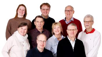 Mit Rotraud Rasch (blaue Bluse) als Spitzenkandidatin geht die SPD in Fahrdorf in die Kommunalwahl 2023.