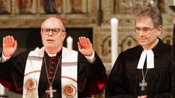 Die beiden grossen Kirchen haben am Samstag (22.04.2023) mit einem Gottesdienst im Osnabruecker Dom die Woche fuer das L