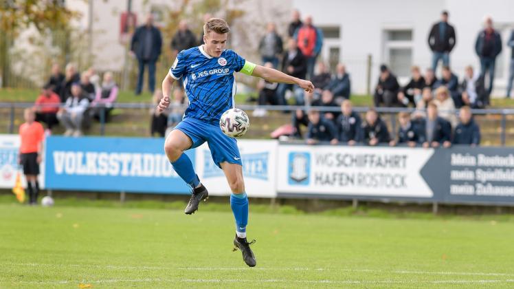 Kapitän Joshua Krüger erwartet mit den A-Junioren des FC Hansa die spielstarken Hoffenheimer.