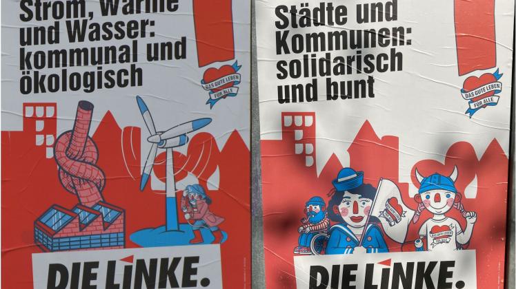 Die Figuren, das Comichafte – für Bendix Hügelmann ist das eine Geschmacksfrage. Die Forderung „Städte und Kommunen: solidarisch und bunt“ sei jedoch „typische Kernklientelfolklore“. „Das ist ein linker Dauerbrenner, was immer das auch meint.“ Auch der Slogan „Das gute Leben für alle“ fällt bei dem Experten durch. „Diese im Kern normative Floskel zielt auf Stammwähler und dürfte der Mobilisierung dienen. Was wohl auch gelingt.“ Kritisch sieht er zudem den Verweis auf die Homepage des Landesverbands der Partei. Das sei nur sinnvoll, wenn die Kampagne dort digital verlängert werde, etwa mit Demo-Aufrufen oder Social-Media-Bildern zum Teilen. Positiv fällt Hügelmann die stilistische Verbindung zur Landtagswahlkampagne von 2022 auf. Die damalige Neugestaltung werde konsequent fortgeführt.       