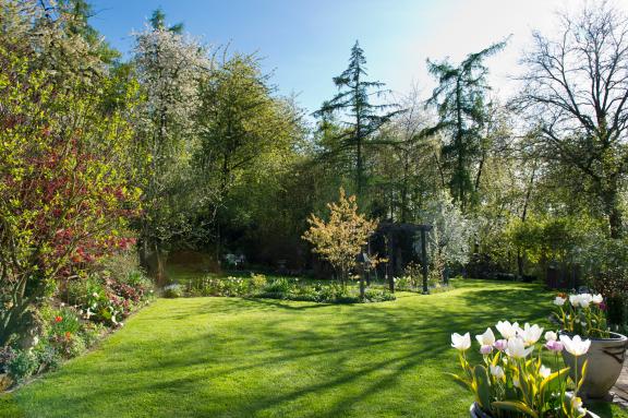 Ute und Lothar Nordmann zeigen ihren großen Garten in Bissendorf