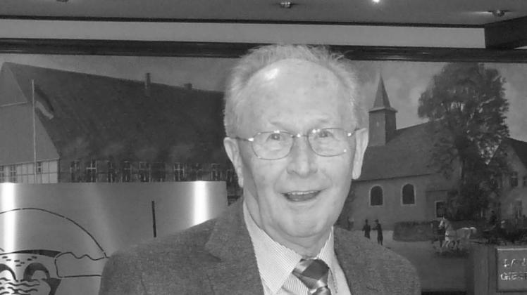 Josef Woltering Bad Essen: Nachruf prägende Persönlichkeit des Wasserverbandes Wittlage