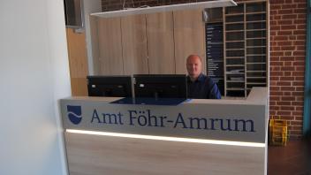 Der neugestaltete Empfang im Amt Föhr-Amrum
